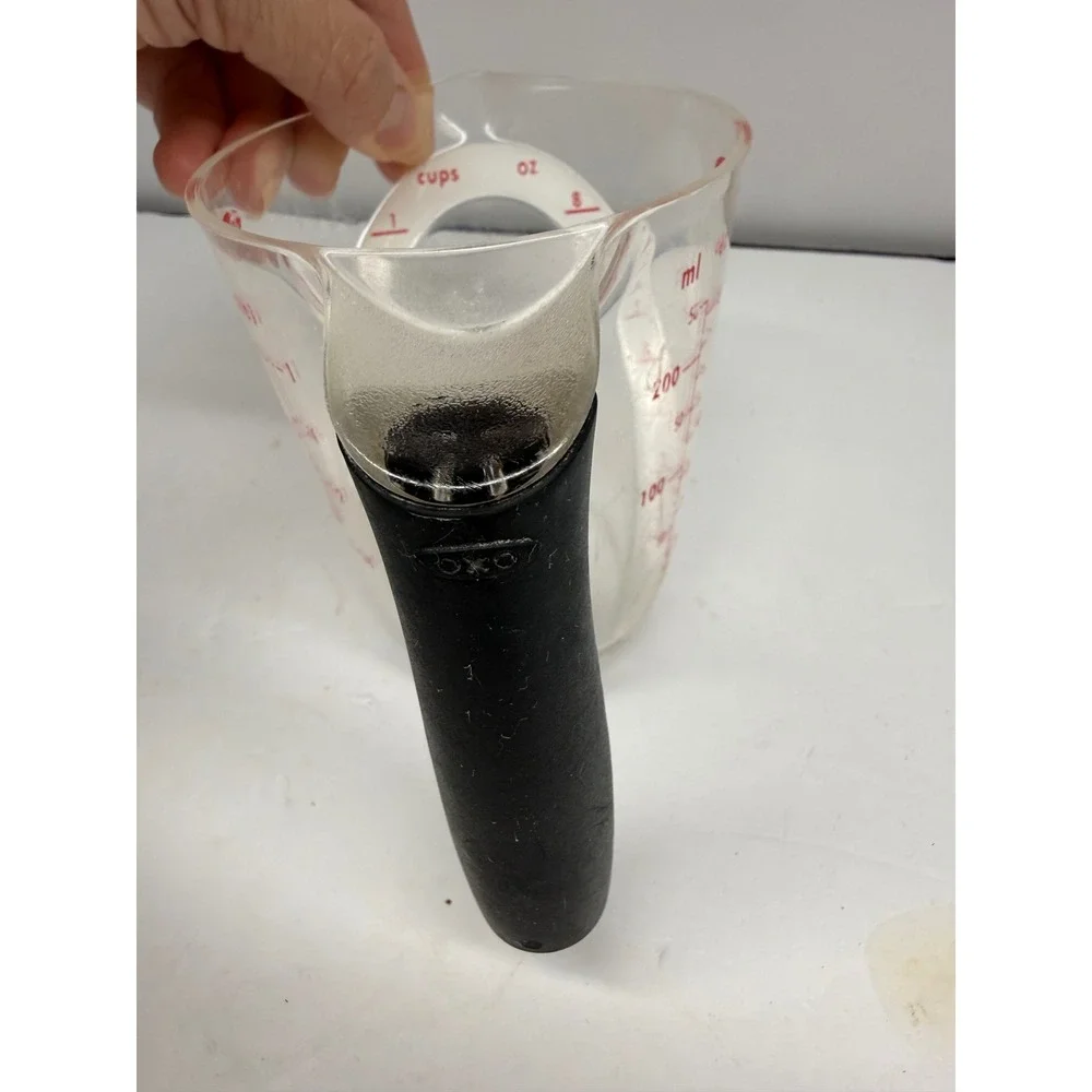 OXO Good Grips Angled Measuring Cup 1 Cup 8oz Clear Plastic Black Handle
